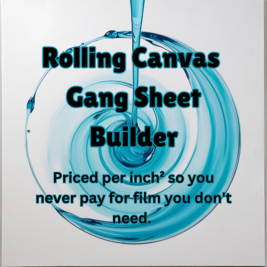 Rolling Canvas Gang Sheet Builder